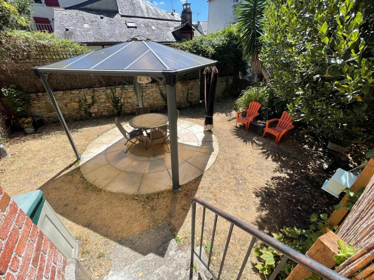 Le Patio, Coeur De Ville Avec Garage Et Jardin Vannes Eksteriør billede